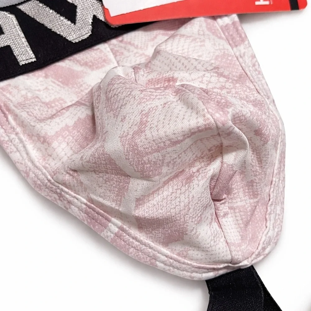 Hawai Small (28-30) Jockstrap Snakeskin Print Pink White Athletic Supporter